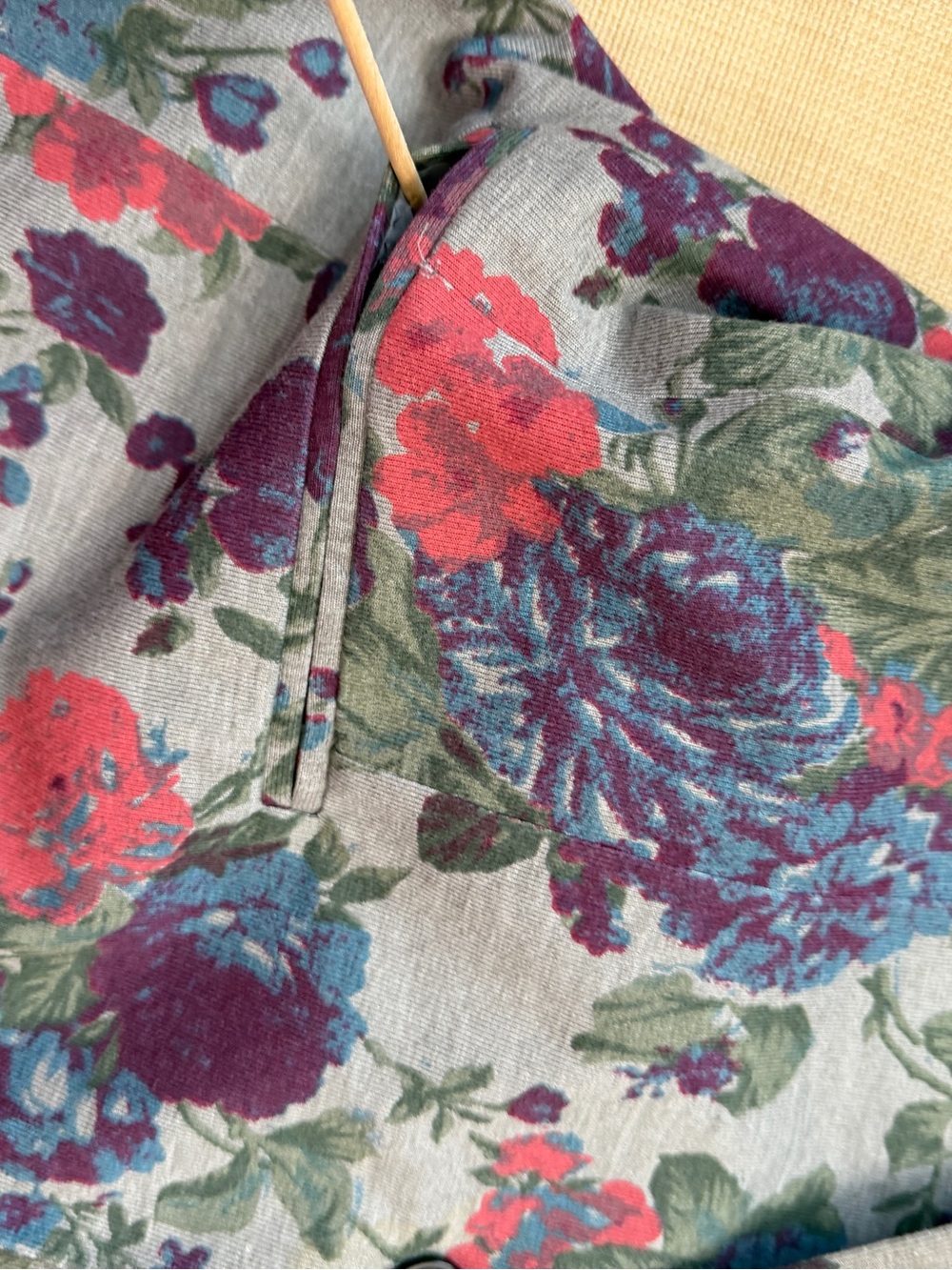 Zara Floral Jersey-like Texture Blazer Jacket - Picture 13 of 16